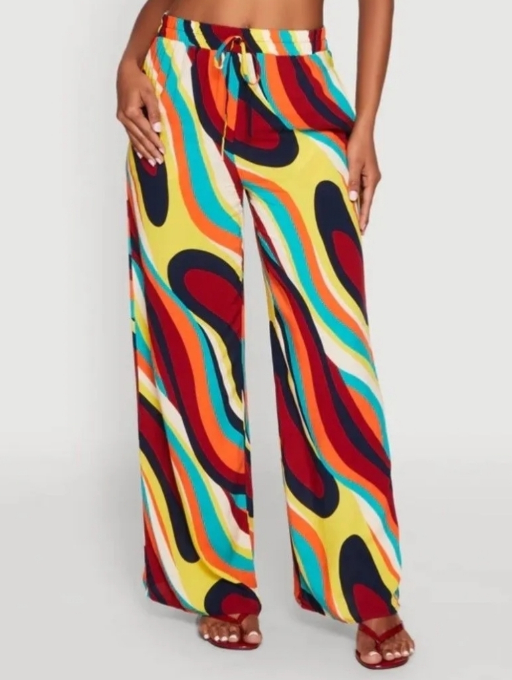 NWT Spoon Jeans Wide Leg Pants Colorful Large Vibrant Bottoms